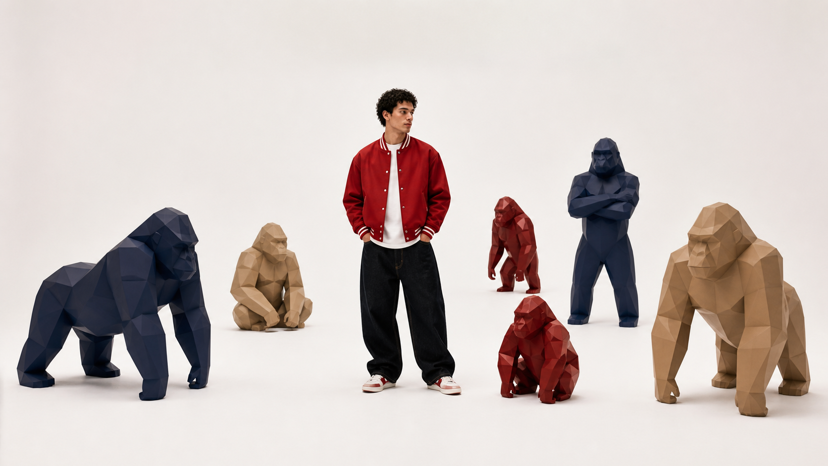 Varsity streetwear campaign